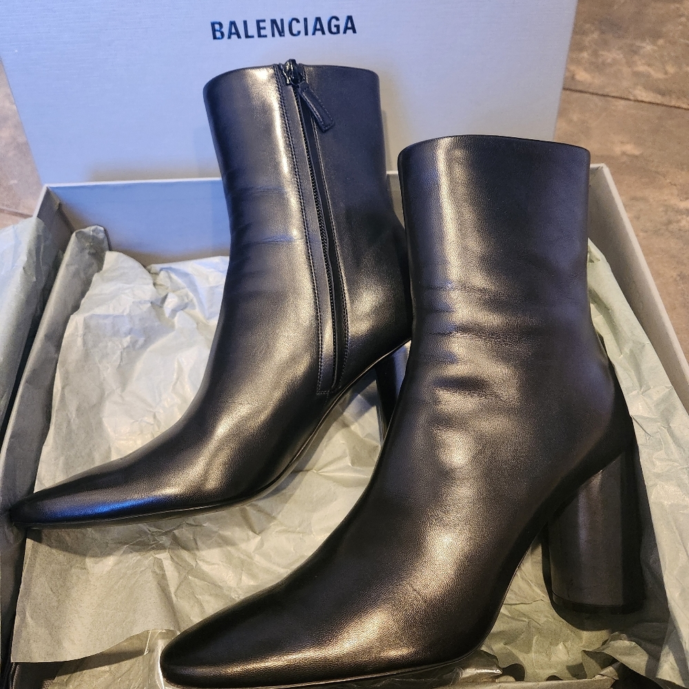 Balenciaga leather boots